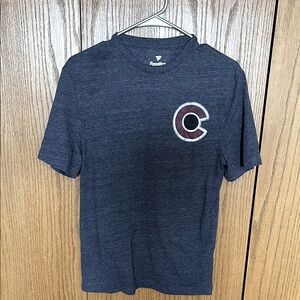 Dark Heather Gray Short Sleeve Tee with Logo